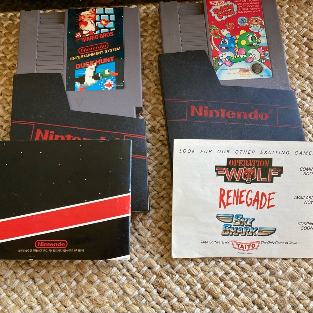 Vintage Nintendo NES Action Set with Games - Picture 4 of 11